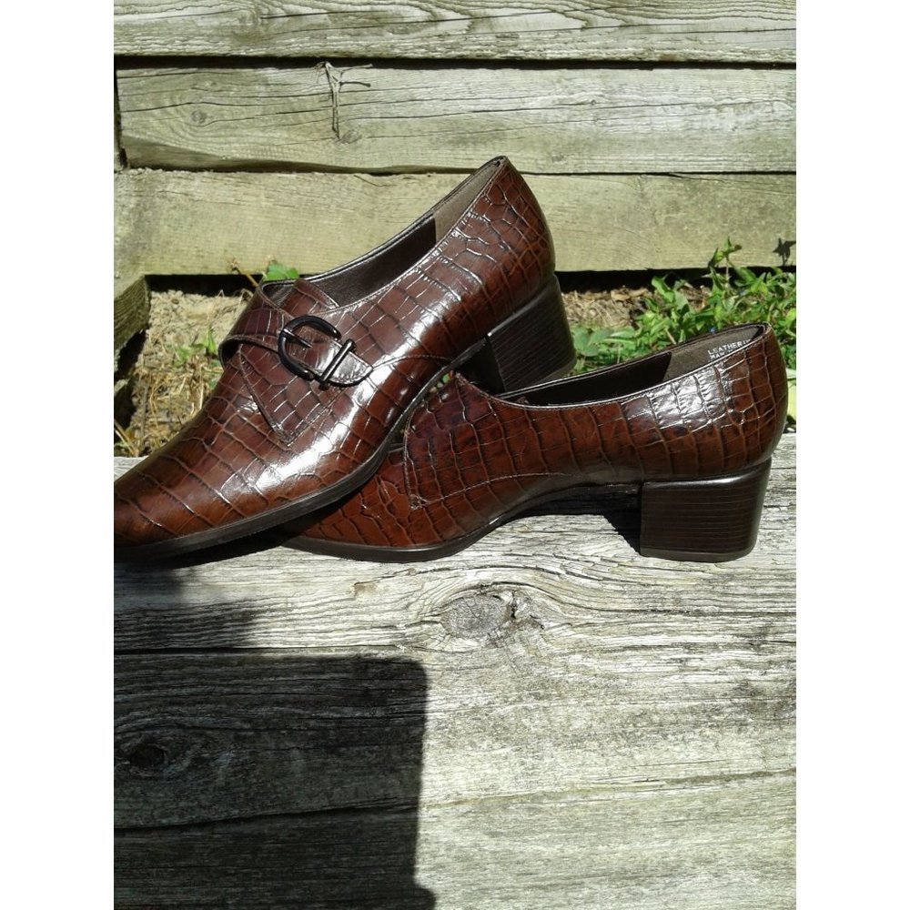 Men's Bandolino Dress Shoes, Leather Shoes, Leather Shoes Size 9.5 M